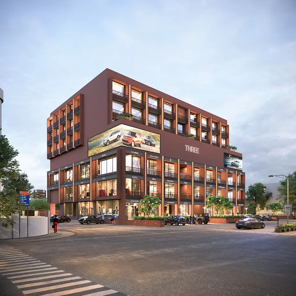 Retail Spaces at Three​